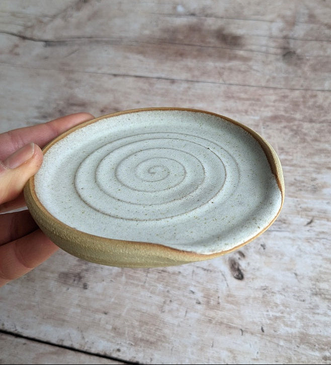 OATMEAL large spoon rest