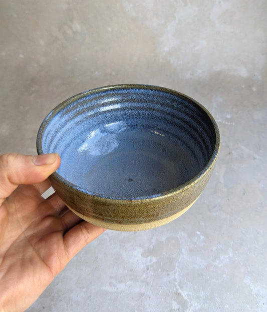 SECONDS Fjord blue bowl