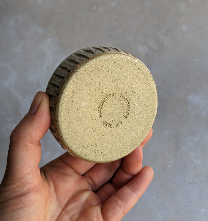 OATMEAL candlestick holder