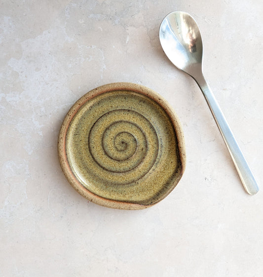 SECONDS Moss mini spoon rest