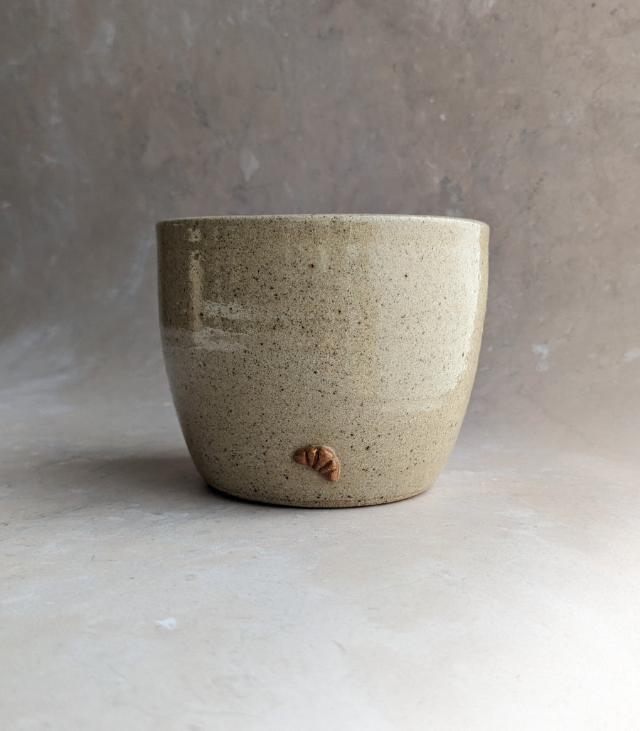 CROISSANT 400ml coffee cup in 'biscuit'