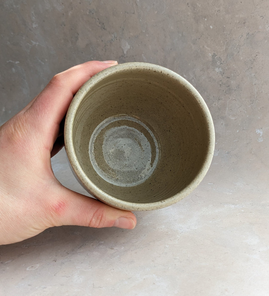 CROISSANT 400ml coffee cup in 'biscuit'