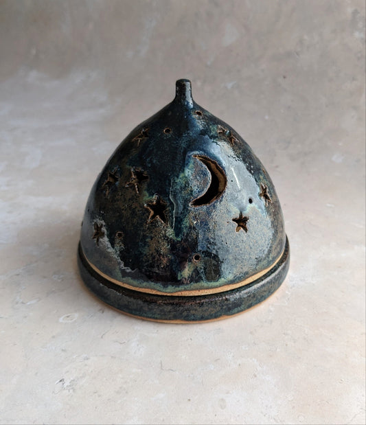 SAMPLE Starry night luminary/tealight holder