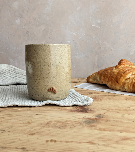 CROISSANT 200ml coffee cup in 'biscuit'