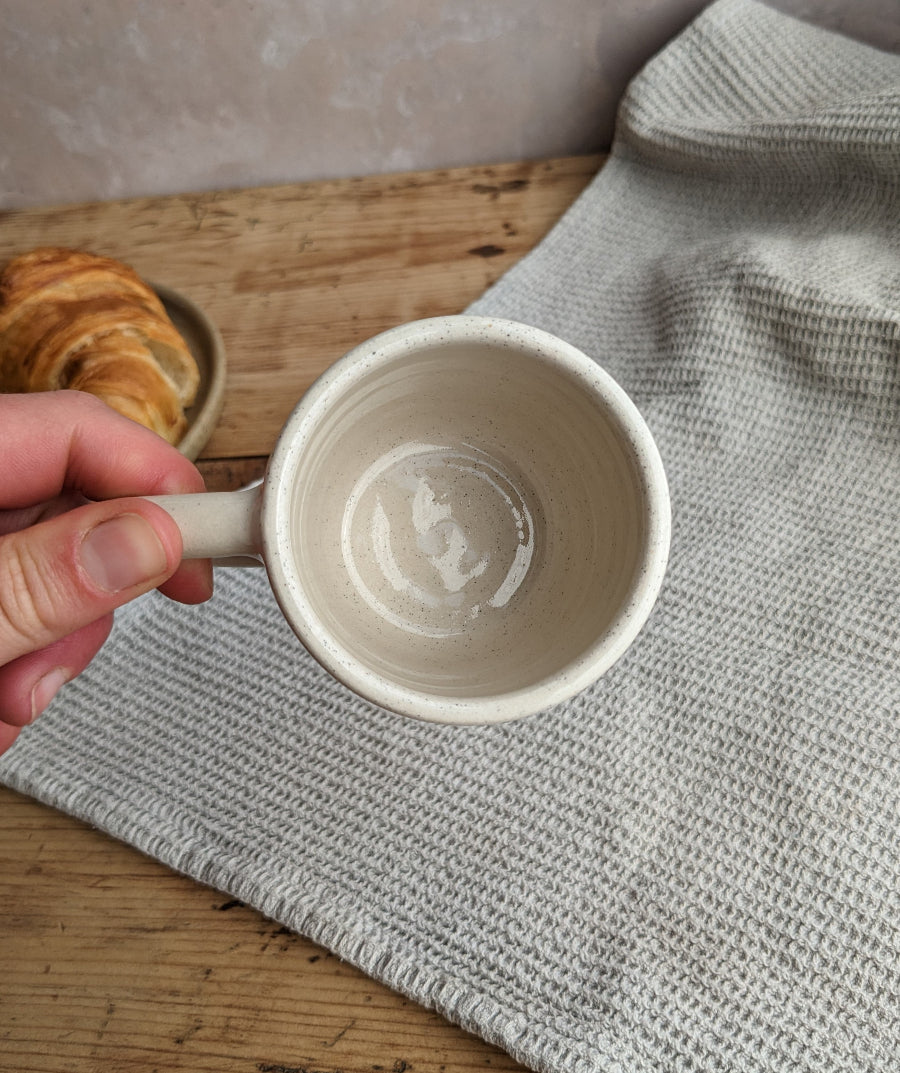 CROISSANT espresso mug in 'vanilla bean'